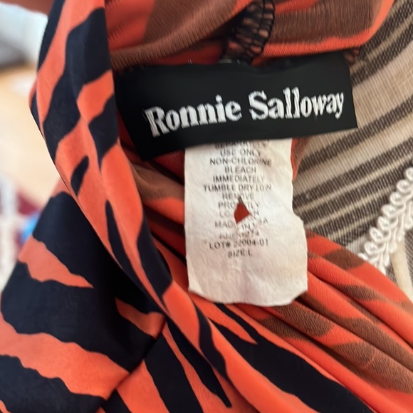 Ronnie Salloway Open Front AU Tigers Cardigan Vest Size Large - Picture 4 of 5